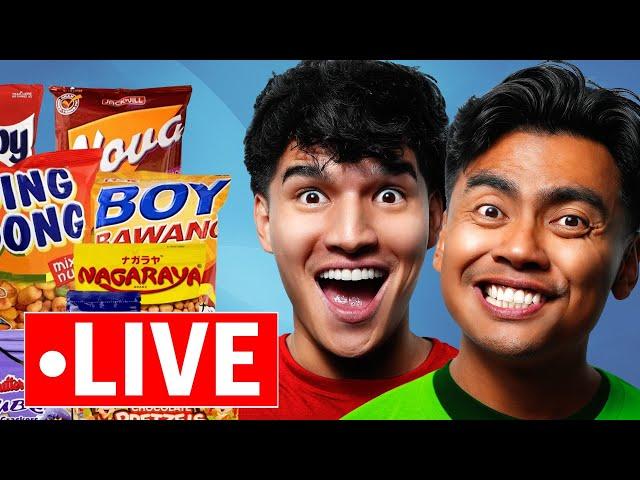 [LIVE] EATING EVERY FILIPINO SNACK