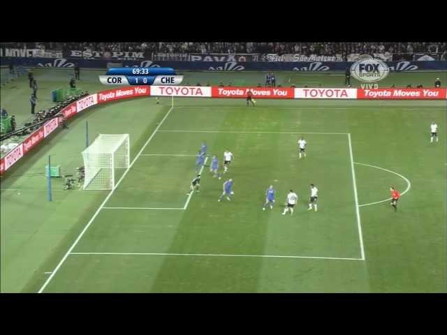 HD | Gol del Peruano Paolo Guerrero | Corinthians 1 - 0 Chelsea | Mundial de Clubes FiFa Japon 2012