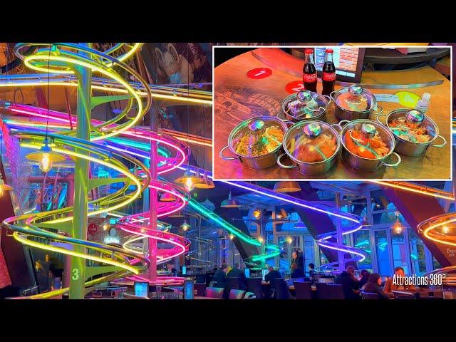 Roller Coaster Restaurant - Food Delivered on a Roller Coaster Track | Food Loop 2022