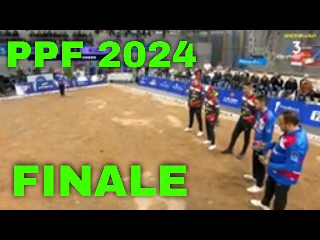 Pétanque ! PPF 2024 finale triplettes Rizzi vs Andriantseheno