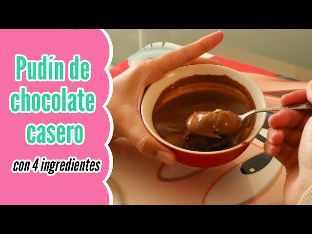 PUDÍN de CHOCOLATE casero