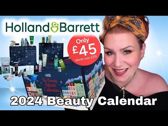 *BEST UNDER £50* HOLLAND & BARRETT CLEAN BEAUTY ADVENT CALENDAR 2024 UNBOXING