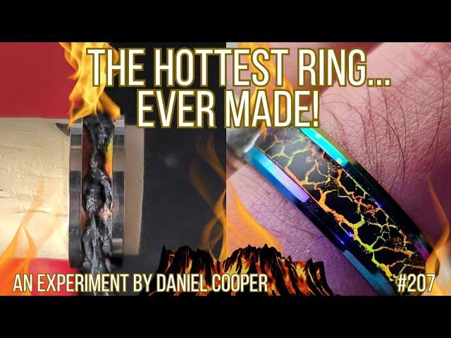 THIS Resin Art Ring IS FIRE!The LAVA RING! A Video by Daniel Cooper