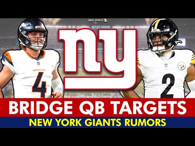 NY Giants Rumors: TOP Bridge QB Options For Giants In NFL Free Agency