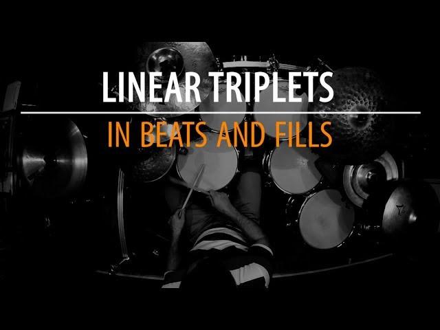 Drum Lessons - Linear Triplets In Beats & Fills (Icanplaydrums.com)