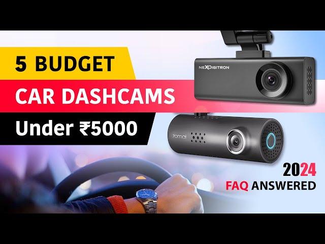 Best Dash Cam Under ₹5000 in India  Entry Level Car Dash Cams 2024 // Best Budget Dash Cam For Car