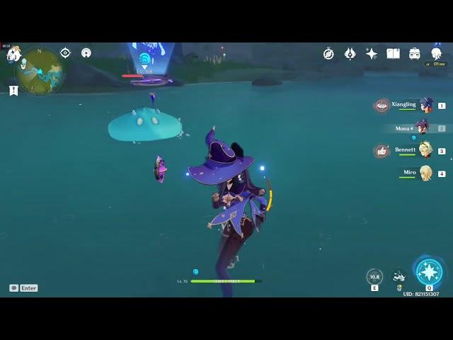 Mona vs Hydro Slime