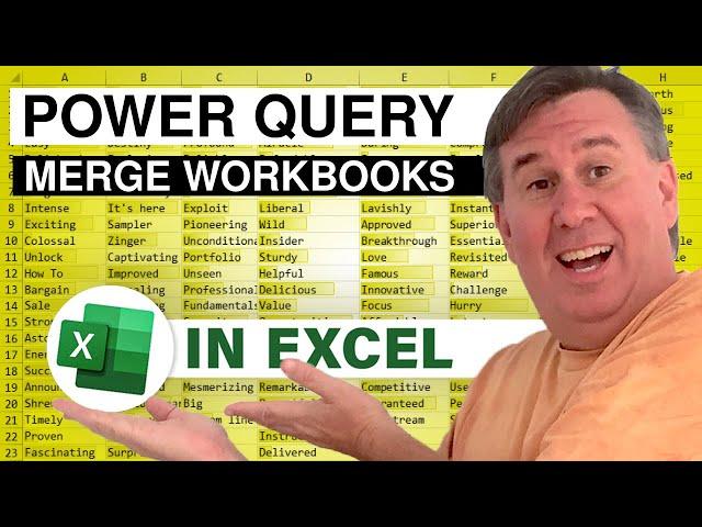 Excel Workbook Fusion: Combine Workbooks with Common Column - Episode 2216