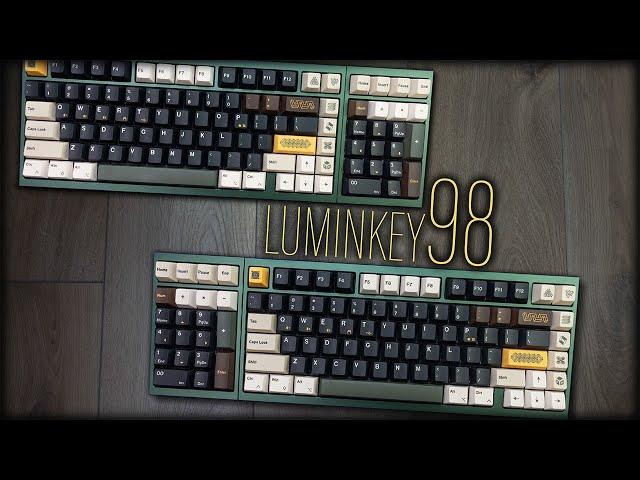 Thocky Full Size with Movable Numpad! Luminkey 98