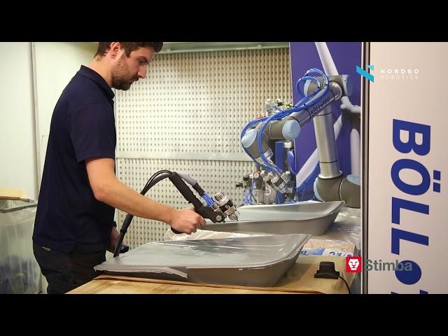 Nordbo Mimic lakovací robot | cobot painting | revolúcia v programovaní dráh