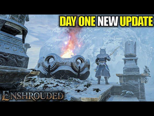 Day 1 Heading into the Frozen Frontier | Enshrouded Gameplay | Part 1