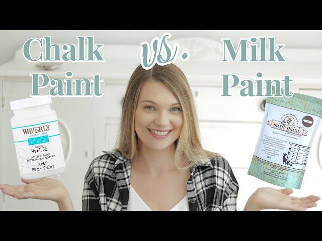 CHALK PAINT VS. MILK PAINT | Which is better for furniture?