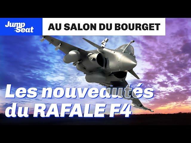 Le nouveau Rafale F4  en détail - Jumpseat au #bourget #dassault #rafale