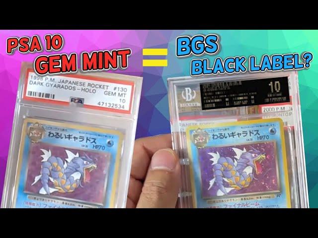 PSA BGS Crossover Grading! Does PSA Gem Mint 10 equals to Beckett Black Label?