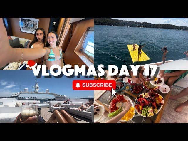 BOAT and POOL day (swim, food, tan, wax) | VLOGMAS day 17