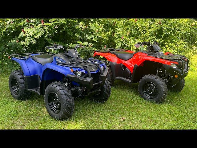 2024 Honda Rancher VS. Yamaha Kodiak 450 Shootout! What's The Better Buy?