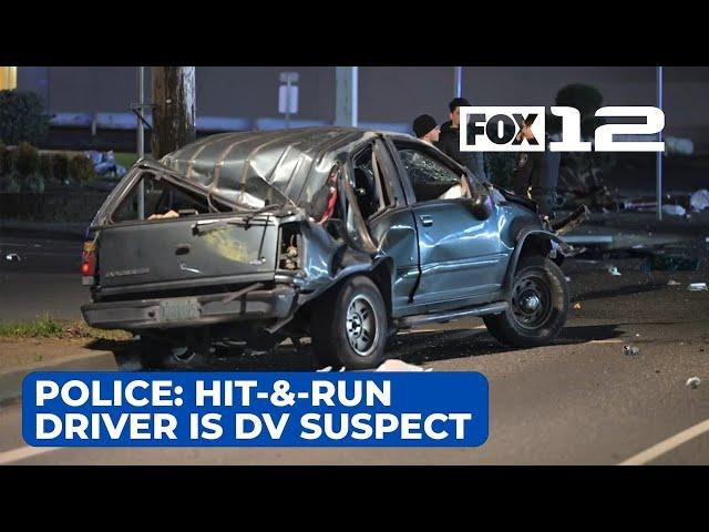 Police: Driver in Gresham DUII hit-and-run crash is DV suspect