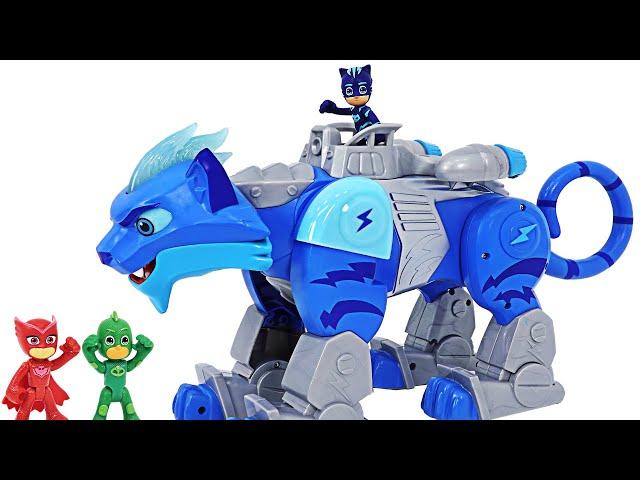 PJ Masks Animal Power Charge and Roar giant Power Cat appeared! | DuDuPopTOY