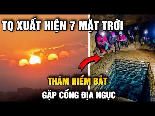 Trung Quốc xuất hiện 7 ‘mặt trời’, Vòng đen bí ẩn lại hiện hình ở Mỹ