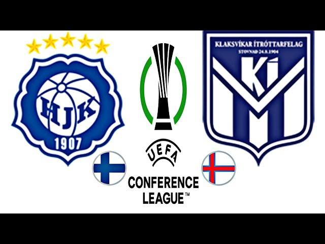 HJK 2-1 Ki Klaksvík | CONFERENCE LEAGUE 2024/25