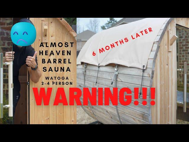 Almost heaven barrel sauna 6 months later #review #homesauna