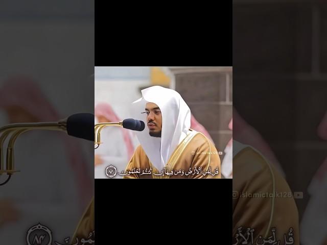 Surah Muminoon 84-87 by Sheikh Yasser Al Dossari | Qul limanil arzu | Best recitation ever!