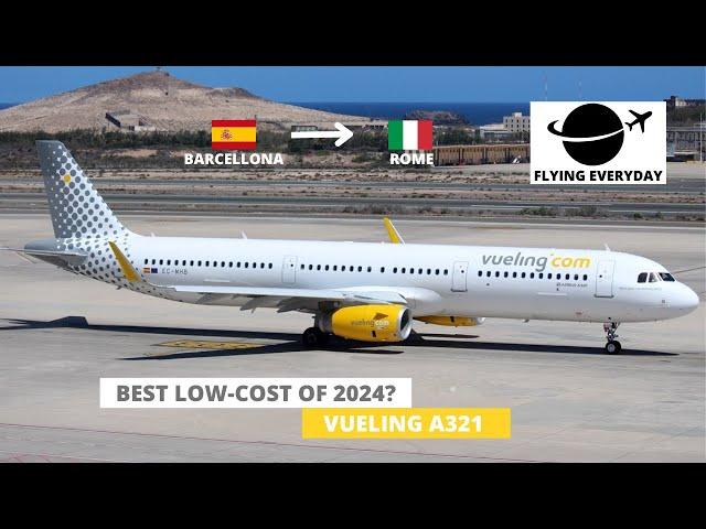 TRIP REPORT | VUELING A321 | ECONOMY | BARCELONA (BCN) - ROME FIUMICINO (FCO)