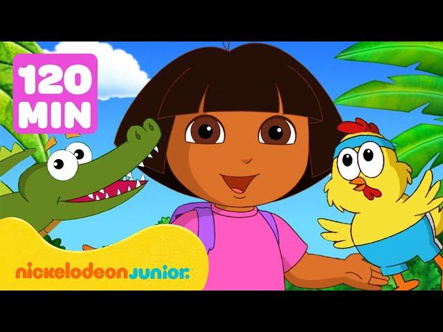 Dora the Explorer | Une série des épisodes de Dora ! 5 épisodes - 2 heures | Nickelodeon Jr. France