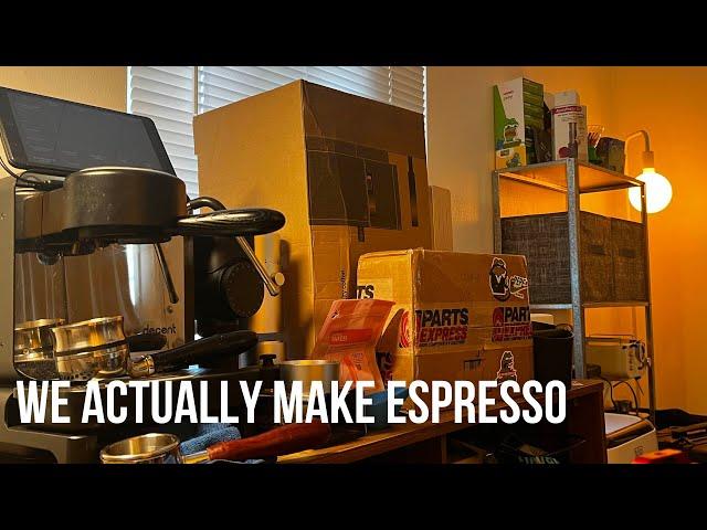 Unboxing stuff you sent + Takesi espresso brewing