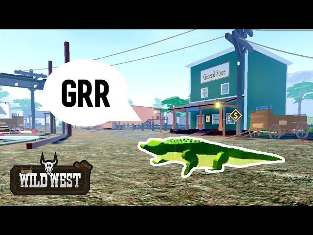 I brought animals into Bronze City | Roblox The Wild West