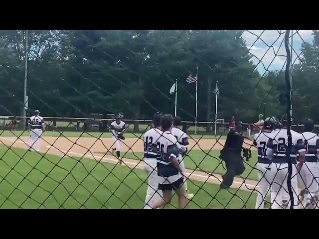 Thomas Strauch belts a first-inning home run in the Group 4 Final