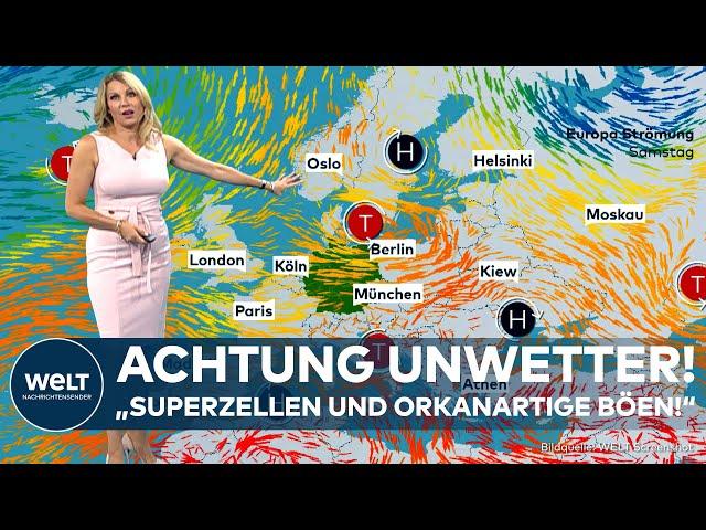 DEUTSCHLAND: "Mit der Hitze kommt turbulentes Wetter!" Ab wann das Wetter wieder traumhaft wird!