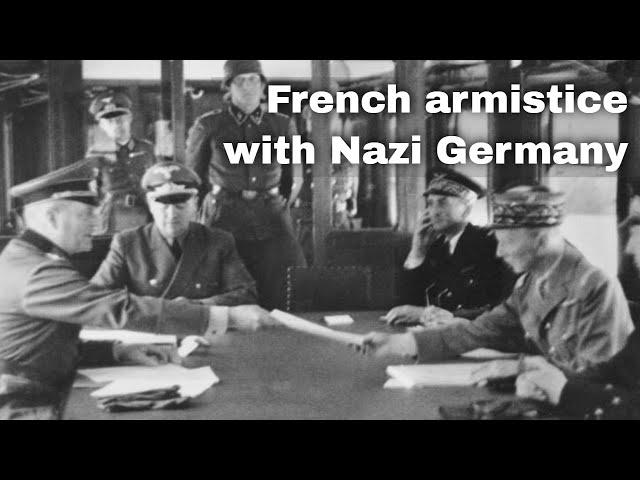 22nd June 1940: France signs the Second Armistice of Compiègne with Nazi Germany