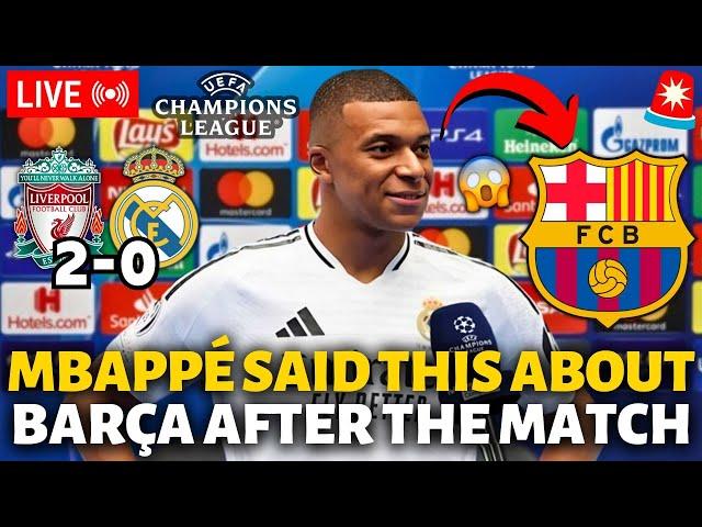 BOMBSHELL! MBAPPÉ SAID THIS ABOUT BARCELONA AFTER THE REAL MADRID MATCH! BARCELONA NEWS TODAY!