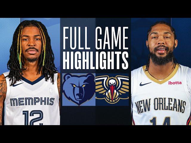 GRIZZLIES at PELICANS | FULL GAME HIGHLIGHTS | December 19, 2023