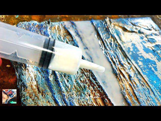 Discover Stunning Art Textures: An Artist's Tutorial with a Surprising Twist! Mixed Media DIY