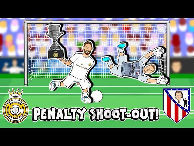 PENALTIES! Real Madrid win Super Copa 2020! (Real vs Atletico Madrid Penalty Shoot-Out)