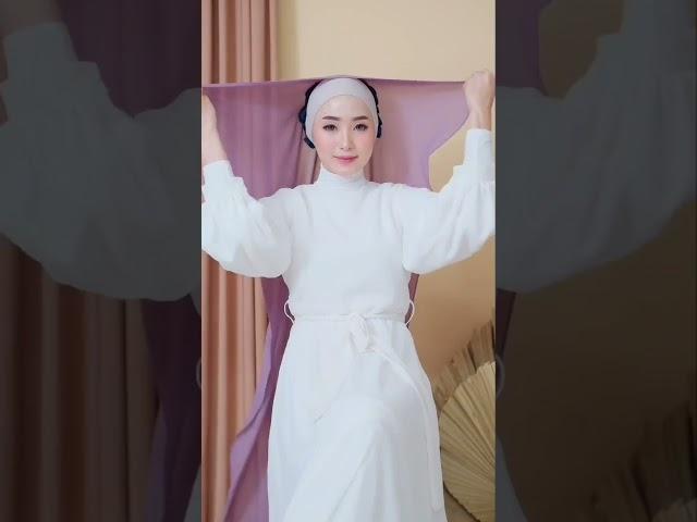 Tutorial hijab pashmina menutup dada (syari) malaysia