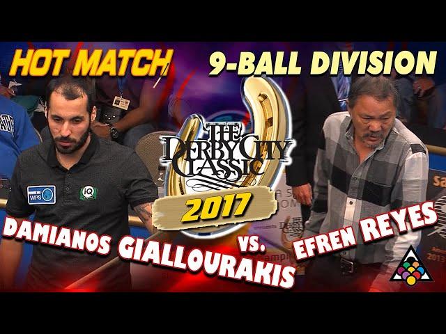 9-BALL: Damianos GIALLOURAKIS vs Efren REYES - 2017 DERBY CITY CLASSIC 9-BALL DIVISION