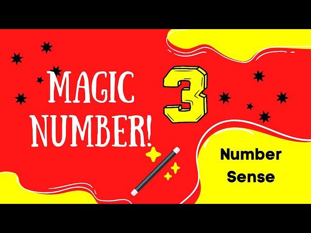 Early Math Skills: Magic Number 3 🪄