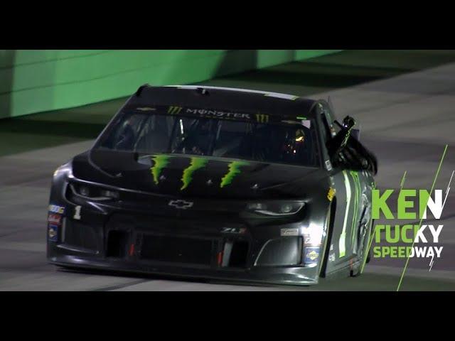 Kurt Busch narrowly beats brother Kyle for Kentucky win