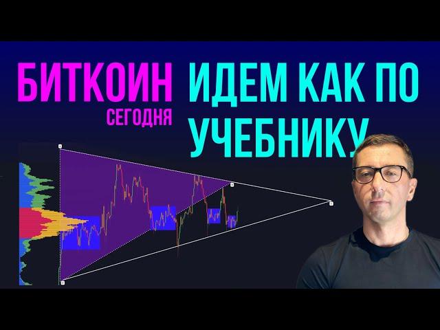 БИТКОИН  ИДЕМ КАК ПО УЧЕБНИКУ