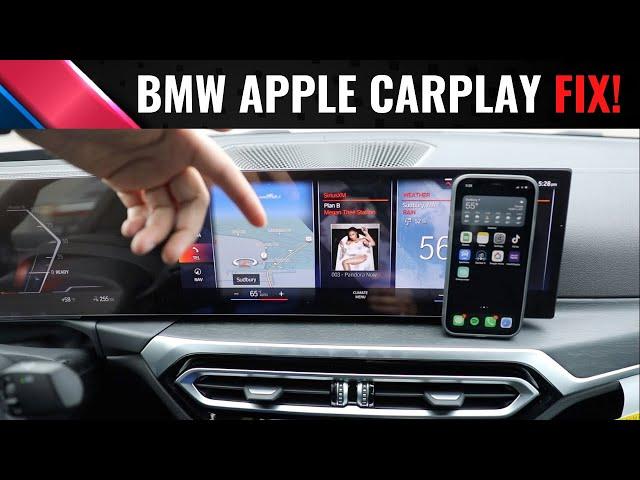 BMW Apple Carplay NOT Working? EASY FIX! (iDRIVE 8 - 2022+)