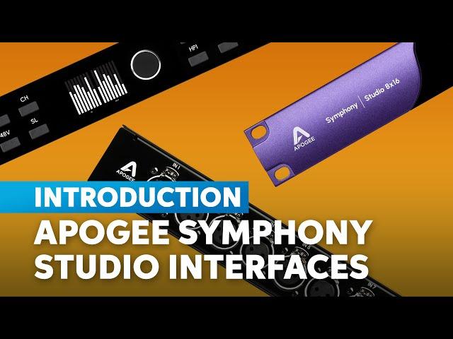 Apogee Symphony Studio Interface Introduction & Demo: Atmos, Immersive Sound & Beyond