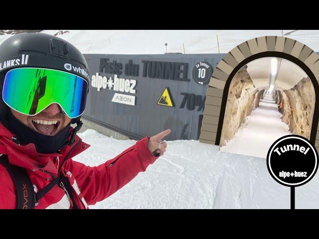 Skiing the famous Tunnel Piste | Alpe d’Huez! | #Insta360