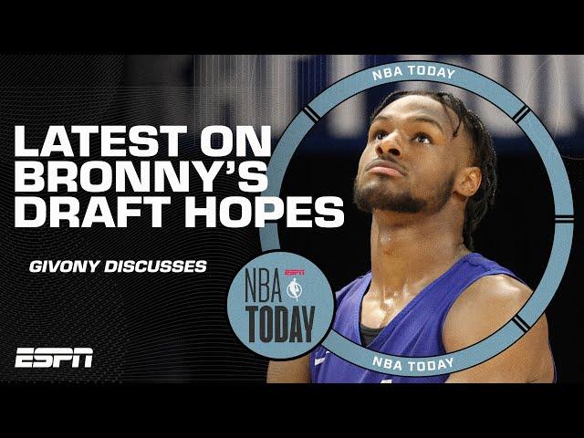 Rich Paul says LeBron is off the idea of ‘having to play with Bronny’ – Givony | NBA Today