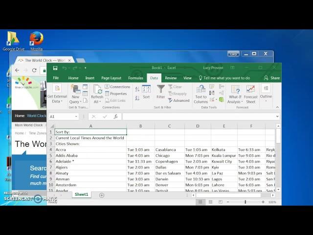Web Query Excel 2016: Importing data from a website to your spreadsheet