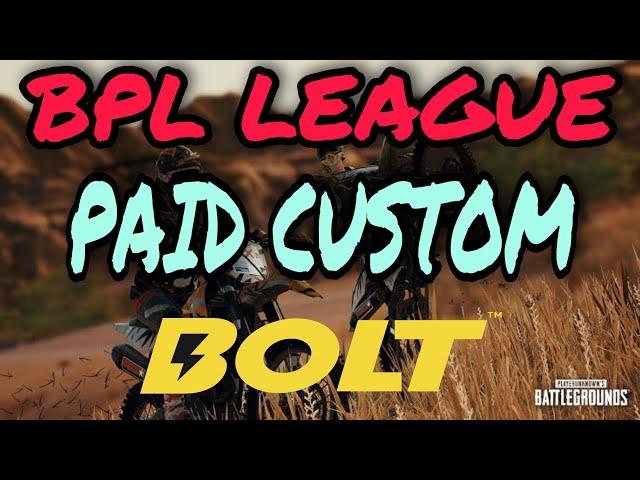 BOLT BPL TOURNAMENT DAY 1 MATCH 1 AND 2