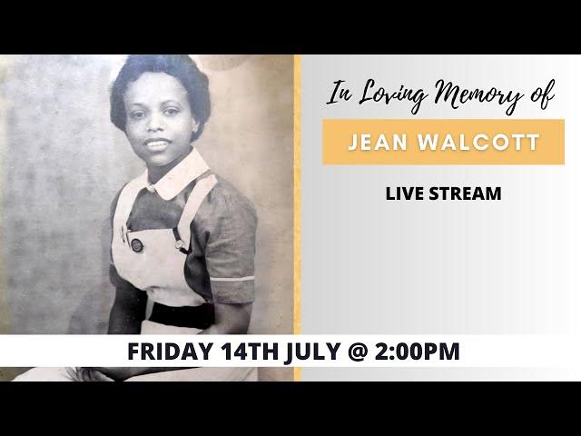 Celebrating the life of Jean Walcott