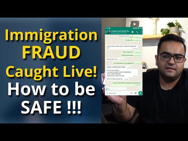 Real Life Canada Immigration Fraud Caught Live Be Safe! + Biggest Scam in the History of Immigration